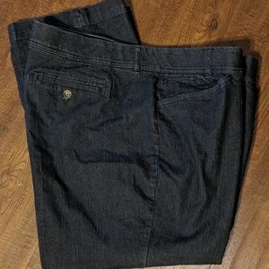 C.J. Banks 18W Petite cropped denim pants jeans